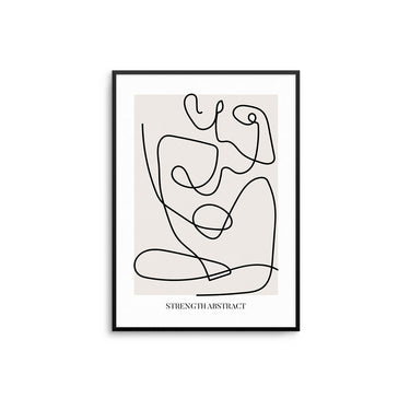 Strength Abstract Lines - D'Luxe Prints