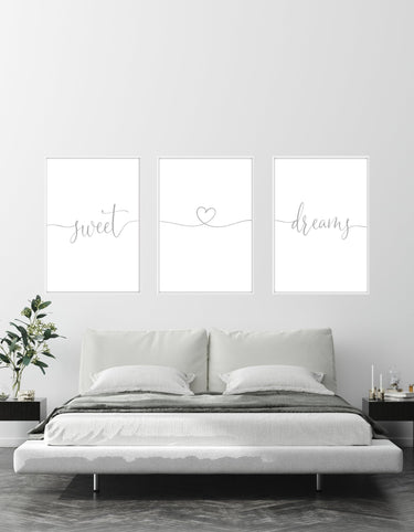 Sweet Dreams With Heart Trio Set - D'Luxe Prints