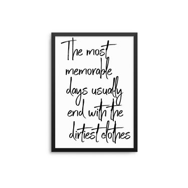 The Most Memorable Days - D'Luxe Prints