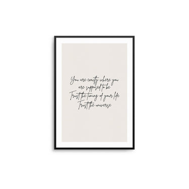 Trust The Universe - D'Luxe Prints