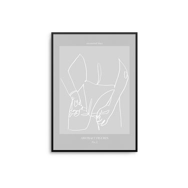 Uncovered Abstract Figure II - D'Luxe Prints