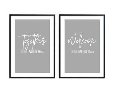 Welcome | Together Set - D'Luxe Prints