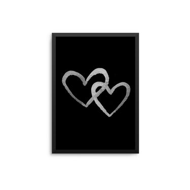 White Hearts Duo - D'Luxe Prints
