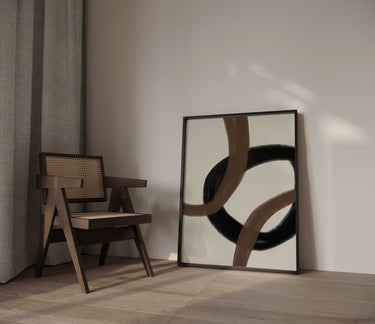 Arc I Abstract Print | Neutral Editorial Wall Art