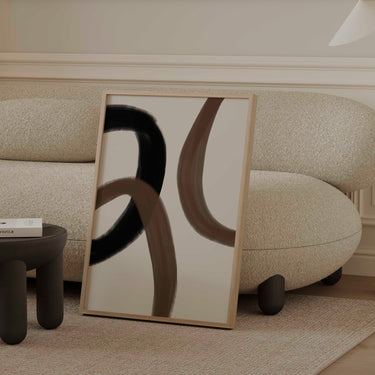 Arc II Abstract Print | Neutral Editorial Wall Art