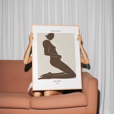 Balance Silhouette Print