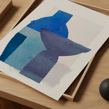Blue Vases Print