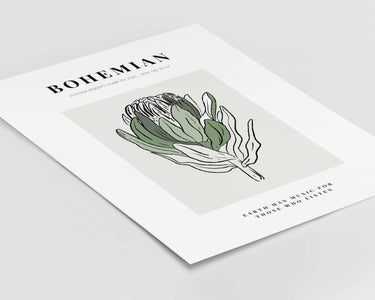 Bohemian Flower Print