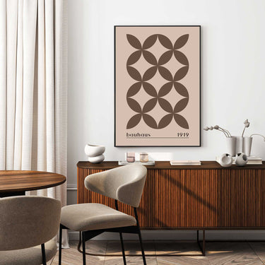 Bauhaus Floral Print