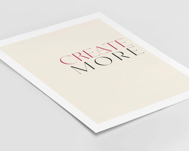 Create More Print