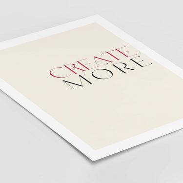 Create More Poster