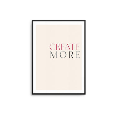 Create More Poster
