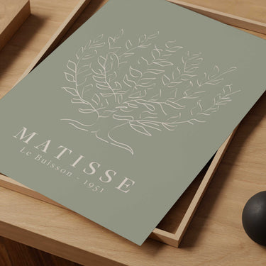 Sage Matisse Plain Tree Print