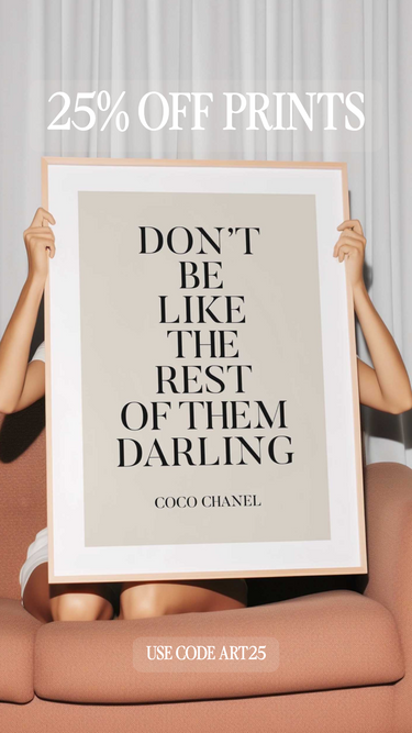 Don't Be Like The Rest Of Them Darling II Print