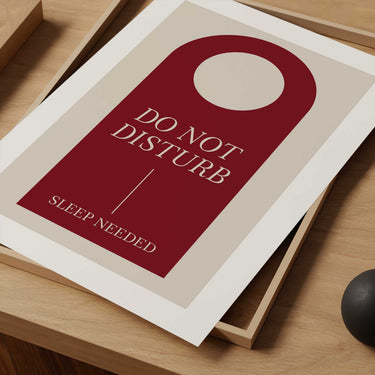 Do Not Disturb Print