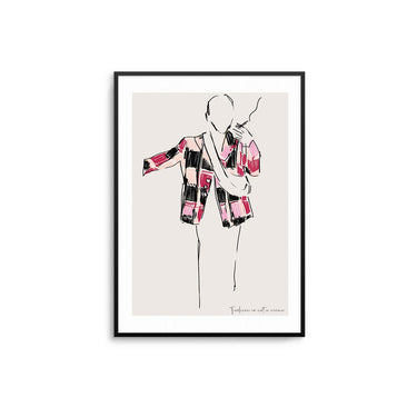 Fashion Is Not A Crime Poster