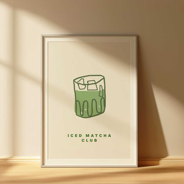 The Iced Matcha Club Print