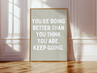 Keep Going Print