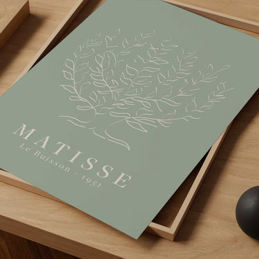 Sage Matisse Plain Tree Print II