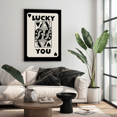 Lucky You Card Print