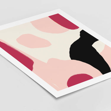 Magenta Colour Block Poster