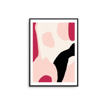 Magenta Colour Block Poster