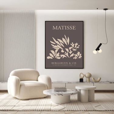 Matisse Brown Fleur Formes Print