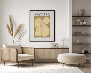 Matisse De Formes Mustard Print