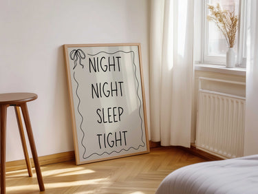 Night Night Sleep Tight Print