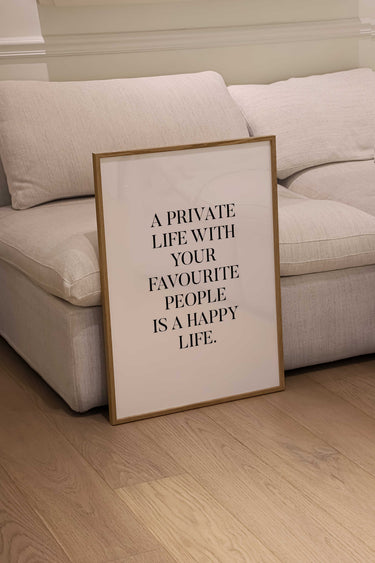 Private Life Print