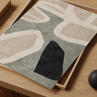 Green Neutral Forme Print