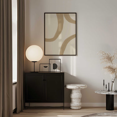 Contour I | Sand Abstract Print