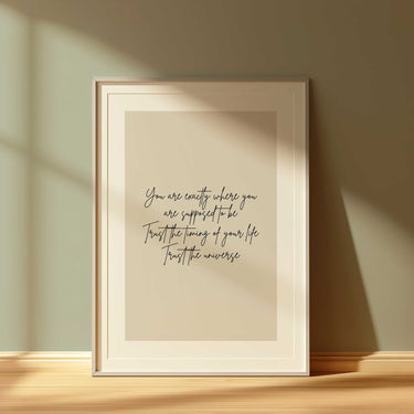 Trust The Universe Print