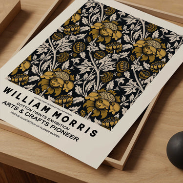 William Morris - Yellow Cotton Exhibition Poster III