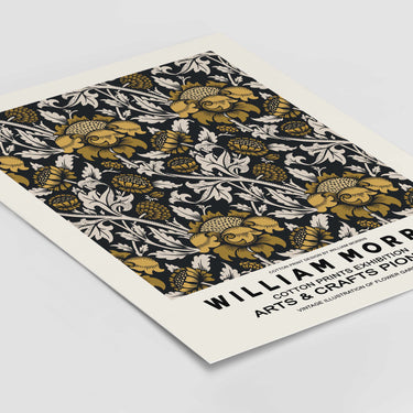 William Morris - Yellow Cotton Exhibition Poster III