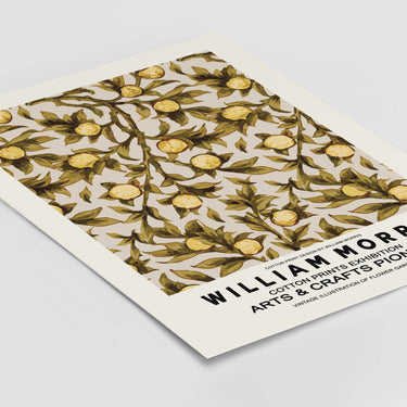 William Morris - Yellow Cotton Exhibition Poster IV
