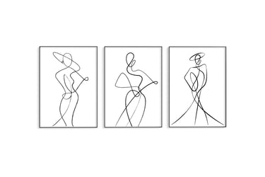 Abstract Woman Print