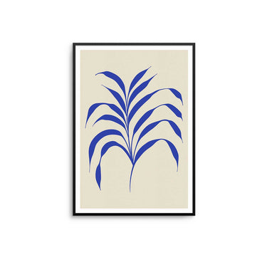Blue Leaves Poster