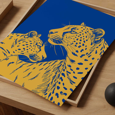 Leopard Duo Poster