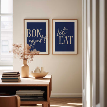 Bon Appetit | Let's Eat Blue Set