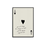 The Cards You Are Dealt Borderless Print