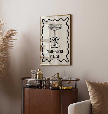 Champagne Please Print