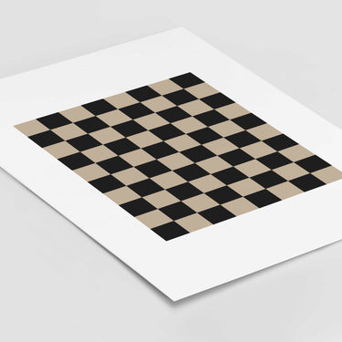 Checkered Squares Poster