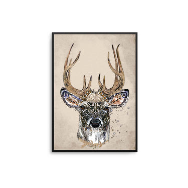 Festive Reindeer Poster