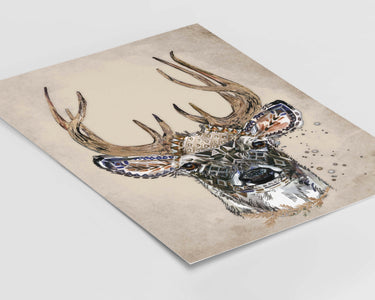 Festive Reindeer Print