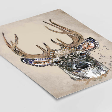 Festive Reindeer Poster