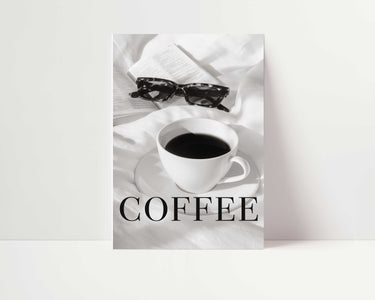 Coffee & Glasses Print