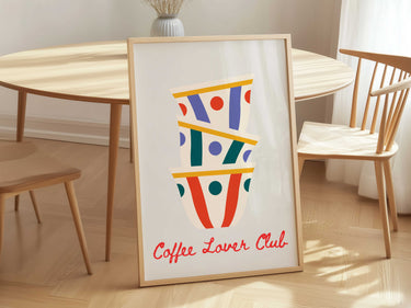 Coffee Lover Club Print