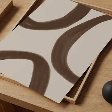 Contour II Abstract Print | Neutral Editorial Wall Art