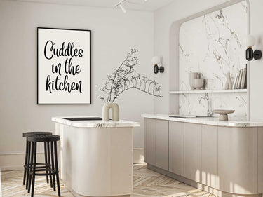 Cuddles In The Kitchen Print II